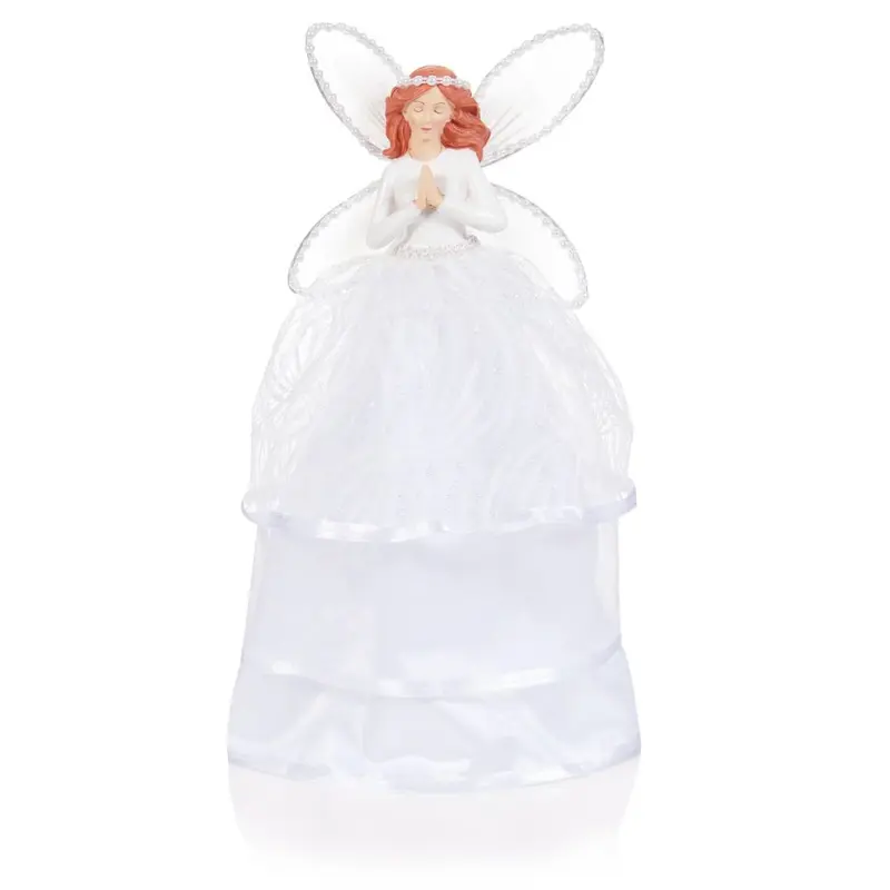Premier Decorations 28cm White Tree Top Angel