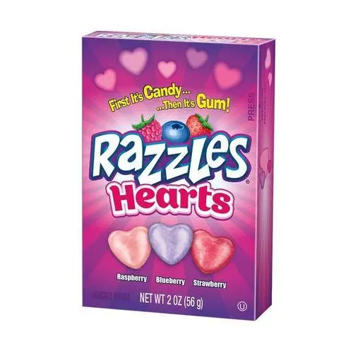 Razzles Hearts 56g