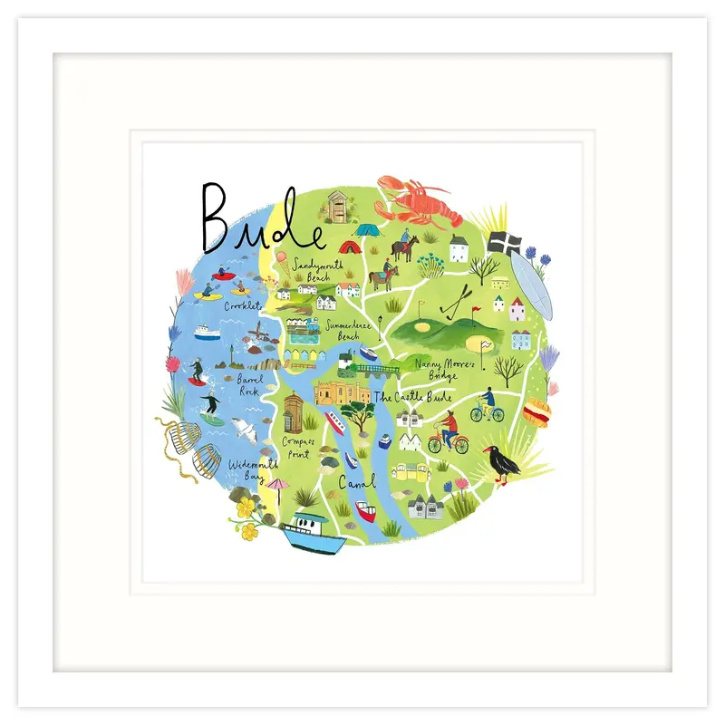 RC10F - Bude Framed Print