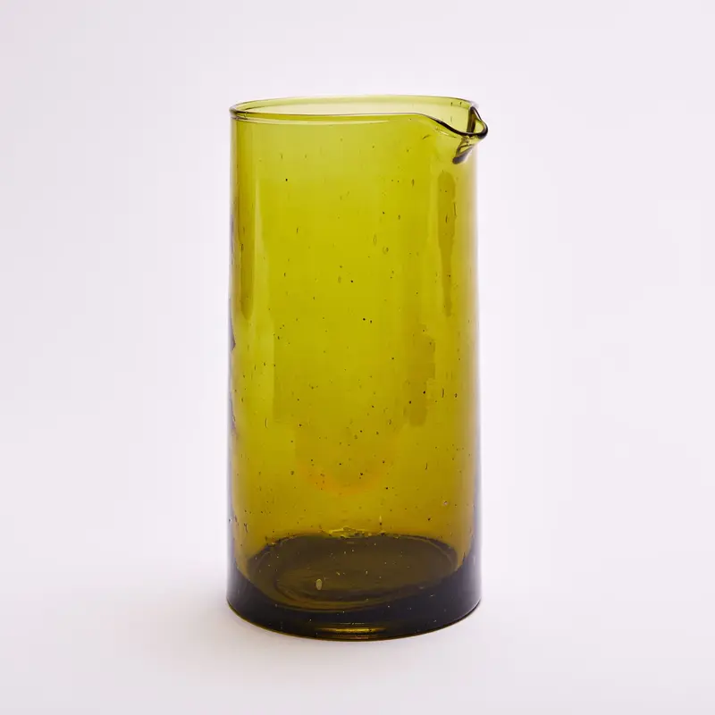 Recycled Amber Carafe