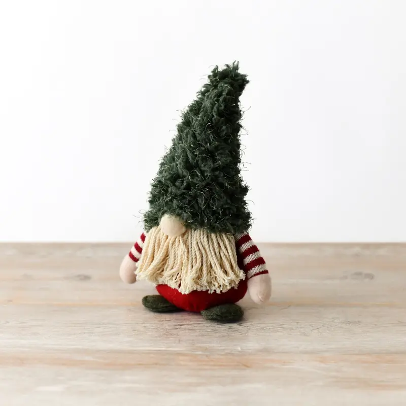 Red & Green Gonk with String Beard, 24cm