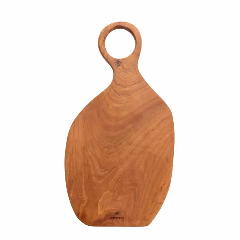 Rounded Teak Cutting Board