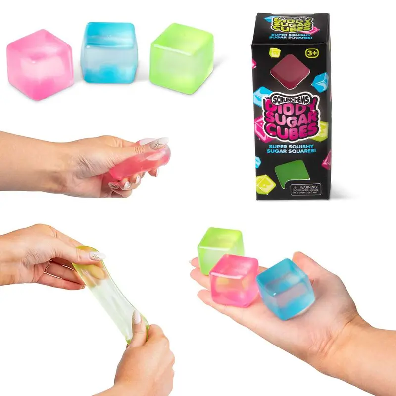 Scrunchems 3 Pack Mini Sugar Cubes