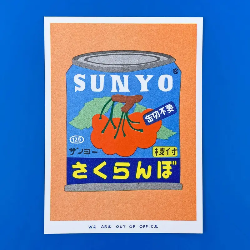 Small 'Canned Cherries' Print