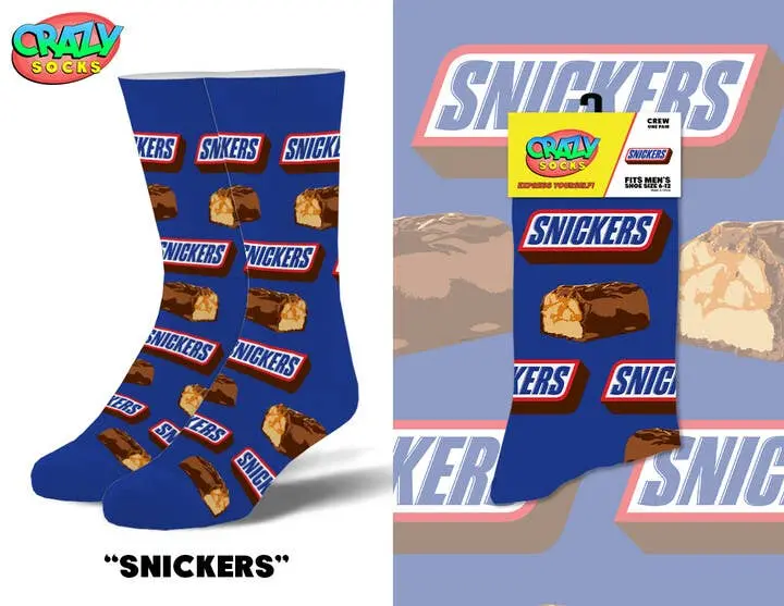Snickers - Mens Crew Folded Socks