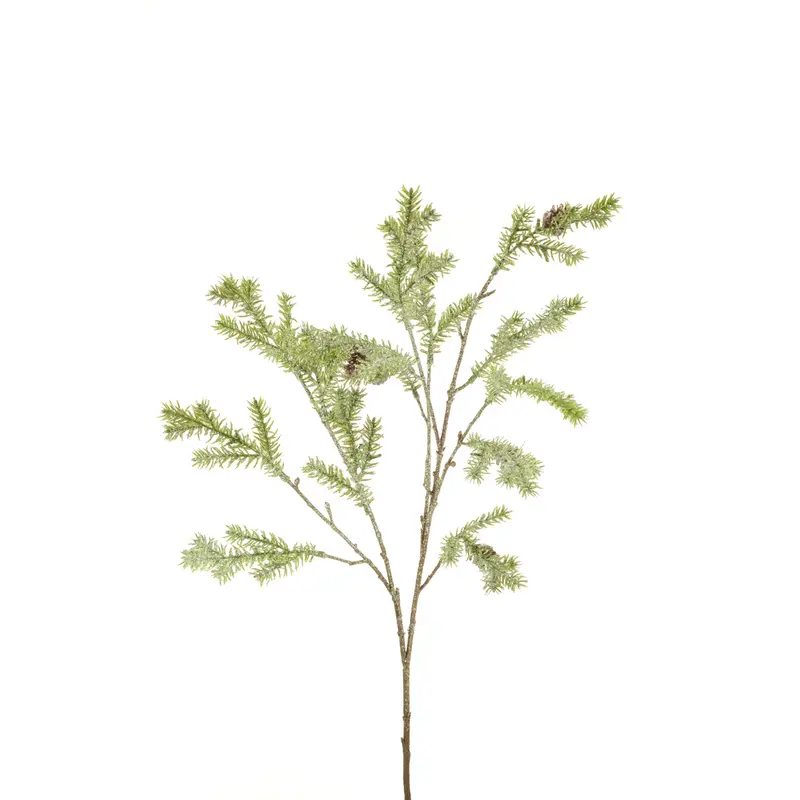 Snowy Cedar Pine Spray - 70cm