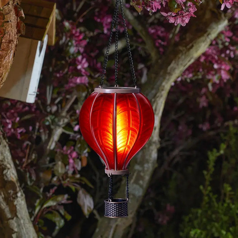 Solar Cool Flame Hanging Balloon Lantern