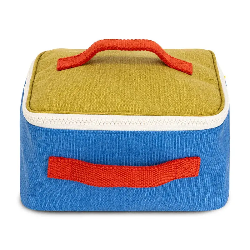 Square Lunch Box - Cobalt Cactus