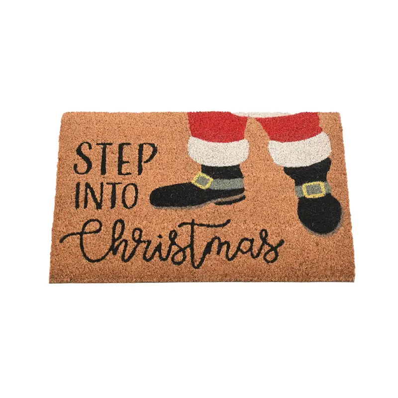 Step into Christmas Doormat