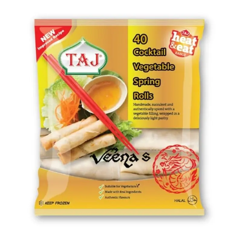 Taj 40 Cocktail Vegetable Spring Rolls