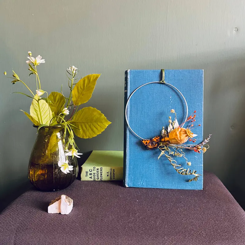 Tortoiseshell Butterfly  Wreath