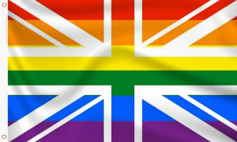 Union Jack Rainbow Flag