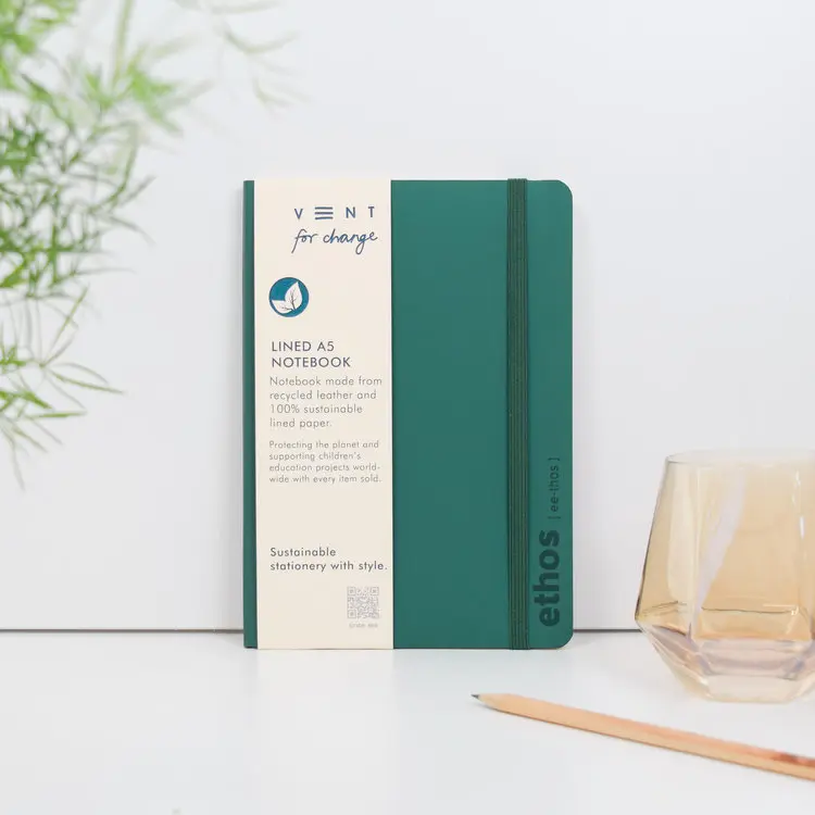 Vent - A5 Notebook Emerald Green
