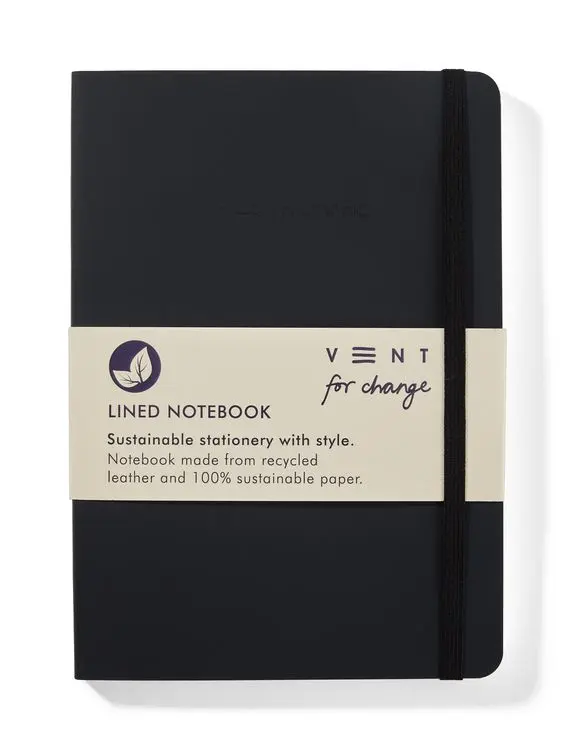 Vent A5 Recycled Notebook - Black