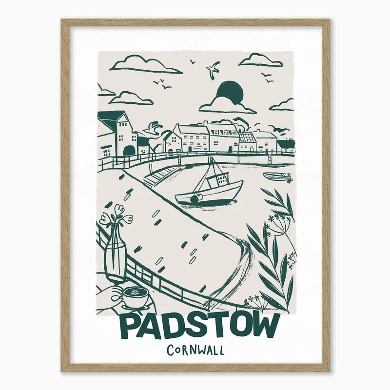 WF1264F - Padstow Small Framed Print