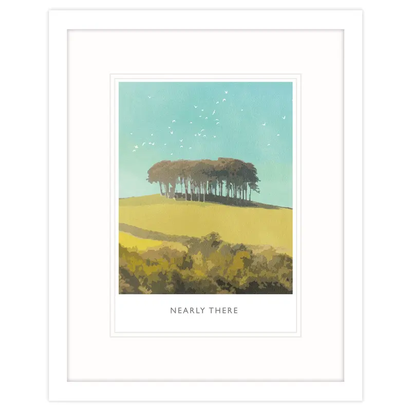 WF268F - Nearly There Framed Print