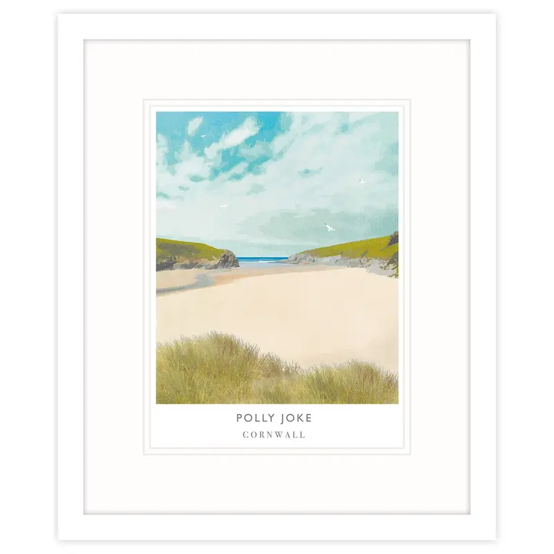 WF296F - Polly Joke Framed Print