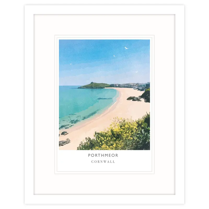 WF343F - Porthmeor Framed Print