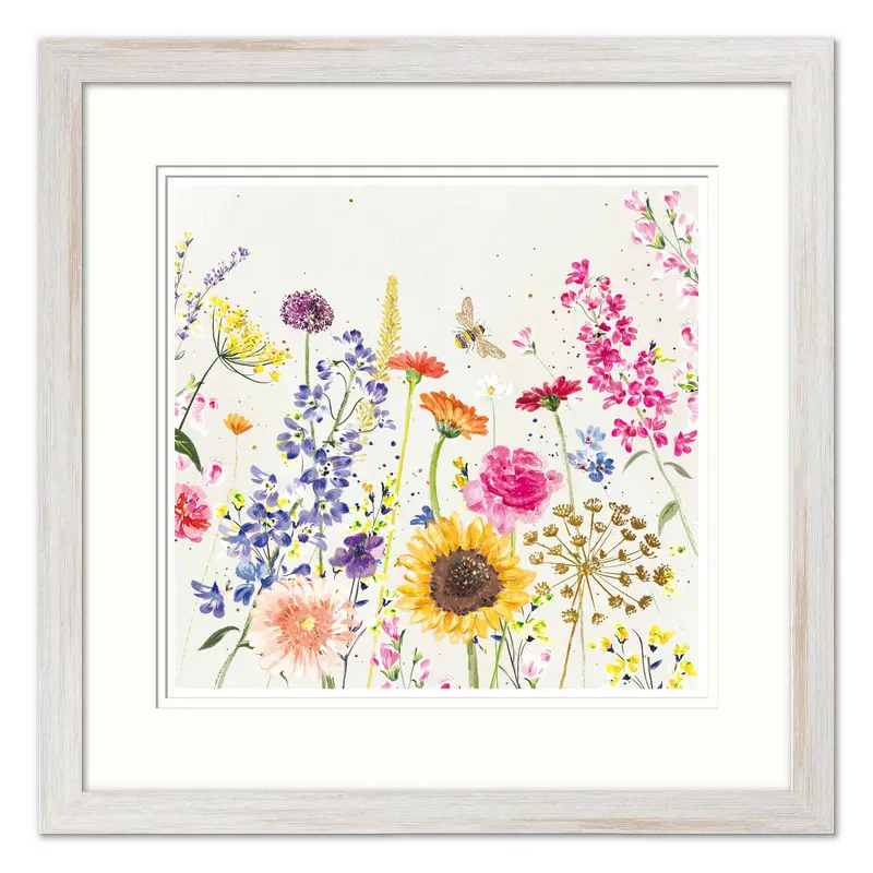 WF881F - Sunflowers Small Framed Print