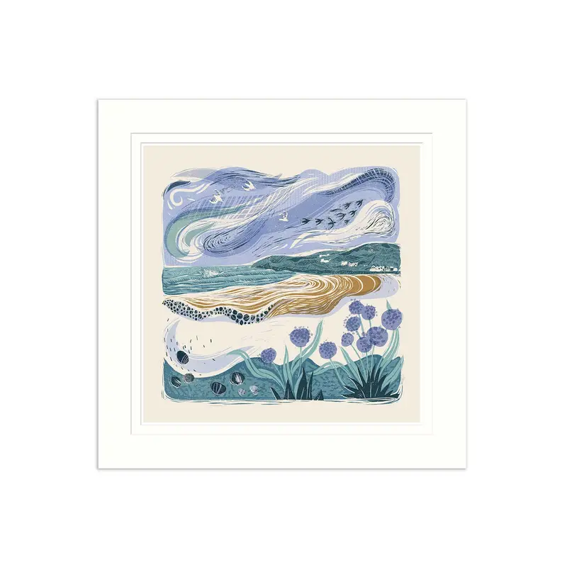 WF929M - Croyde Summer Mounted Print