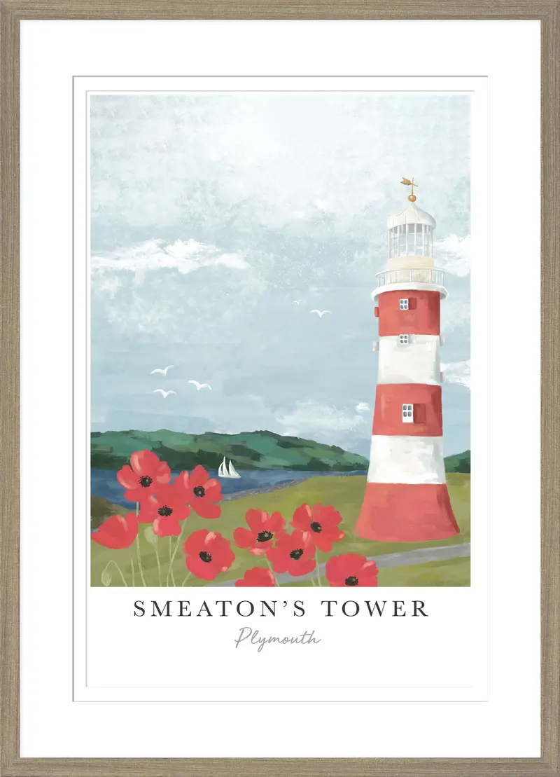 WF979F - Smeatons Tower Large Framed Print