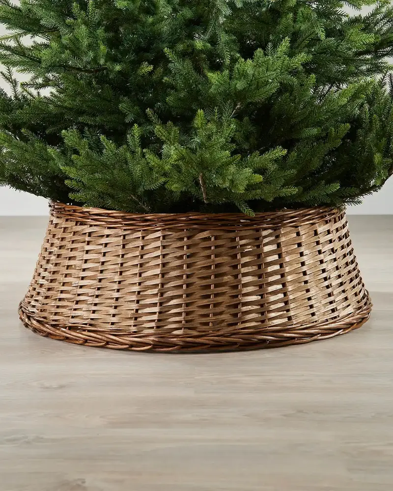Wicker Tree Collar, Brown, 85 cm