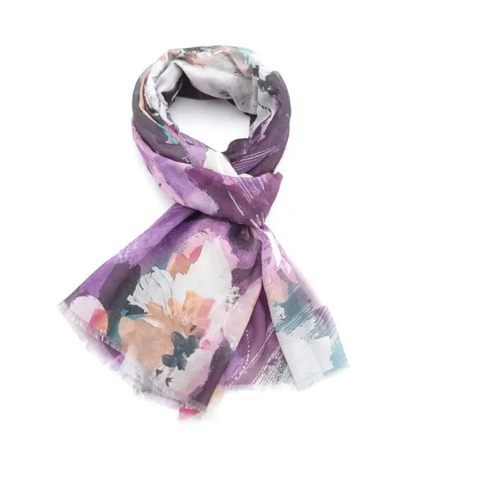 Wildflower Scarf Purple