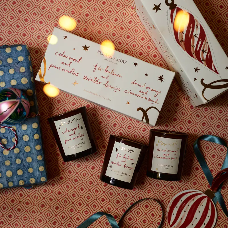 WINTERVOTIVESET - Winter Votive Gift Set