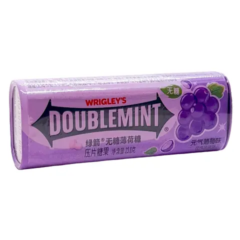Wrigley's Grape Mint Candy (China) 23.8g